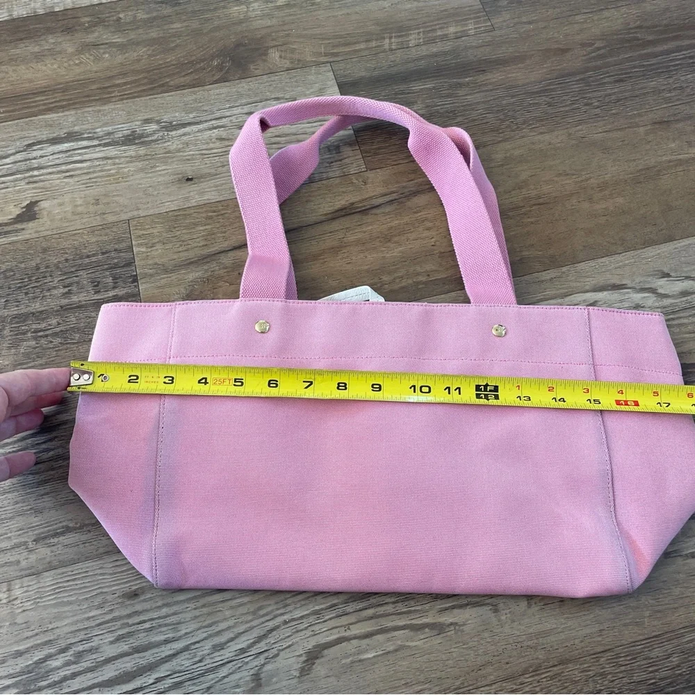 Kate Spade pink canvas baby tote bag